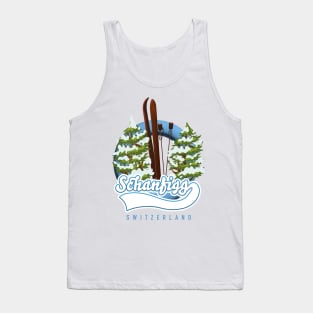 Schanfigg Switzerland ski logo Tank Top